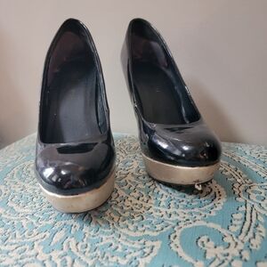 Elegant Black Platform Heels